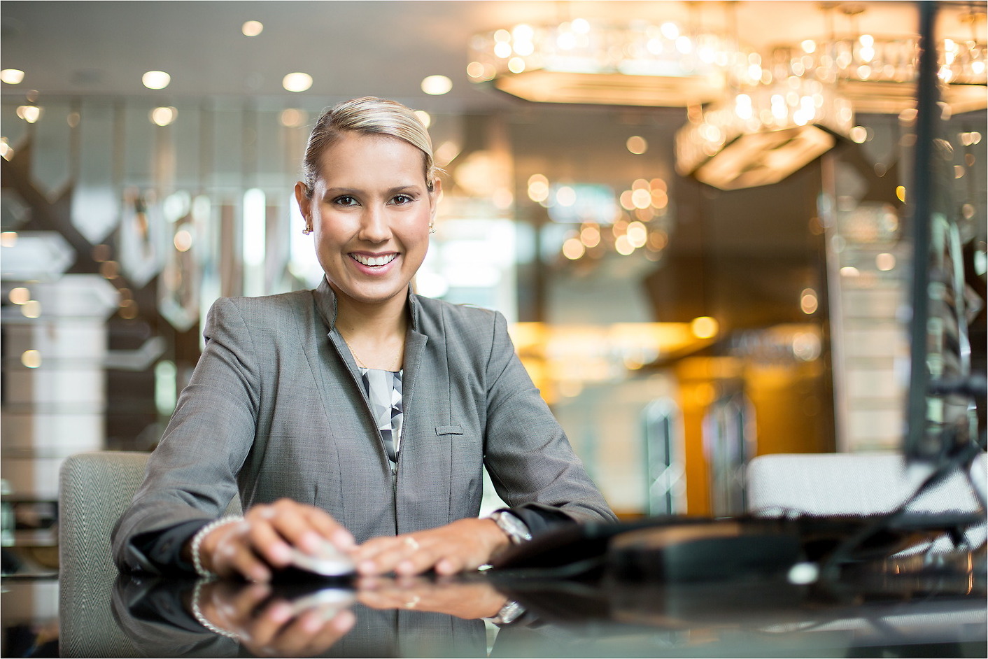 Corporate boardroom portrait