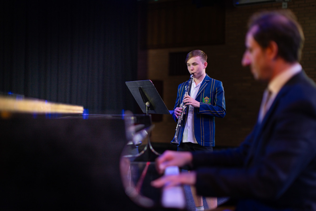 De La Salle — student performing music
