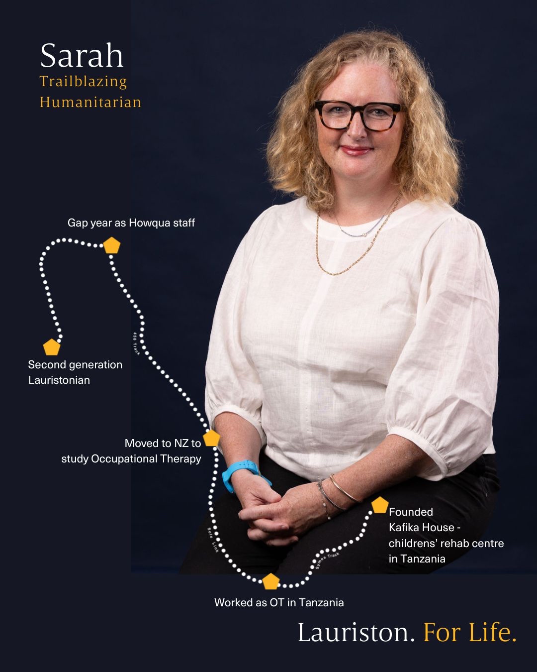 Sarah Rejman — Trailblazing Humanitarian. Alumna.